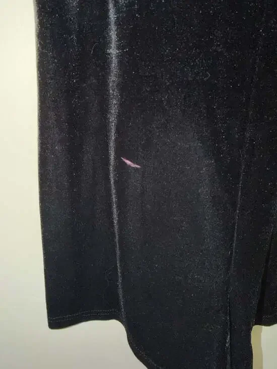 Urban Outfitters Black Velvet Lace-Up Back Mini Romper - Picture 3 of 4